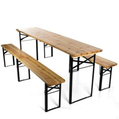 Rozkládací pivní set 220 x 50 x 25 cm