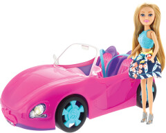 Sparkle Girlz Módní panenka se závodním autem