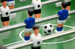 Stolní fotbal rozkládací 121 x 101 x 79 cm