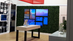 Umělý živý plot stěna Mix rostlin 100 x 100 cm
