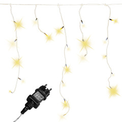 Vánoční LED řetěz déšť 15 m 600 diod | teplá bílá
