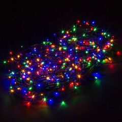Vánoční LED osvětlení 20 m 200 diod vícebarevné