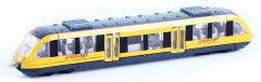 Vlak RegioJet žlutý kov/plast Rappa