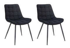 2 x Jídelní židle Hawaj CL-19001 | černá
