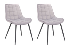 2 x Židle Hawaj CL-19001 šedá