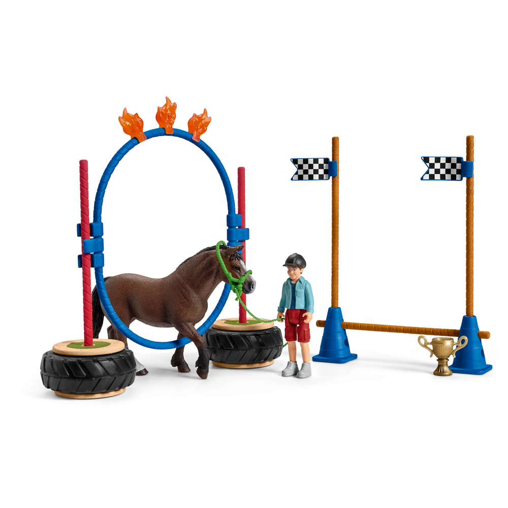 Schleich Závod v agility pro poníky