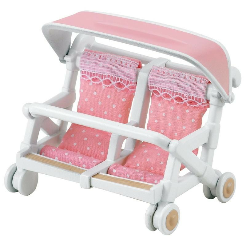 Sylvanian family Kočárek pro dvojčata