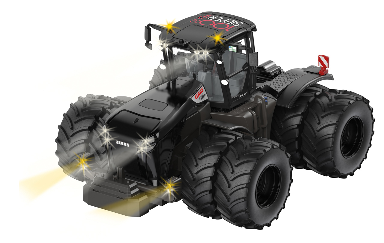 SIKU Control Bluetooth traktor Claas Xerion 5000 s dvojitými koly