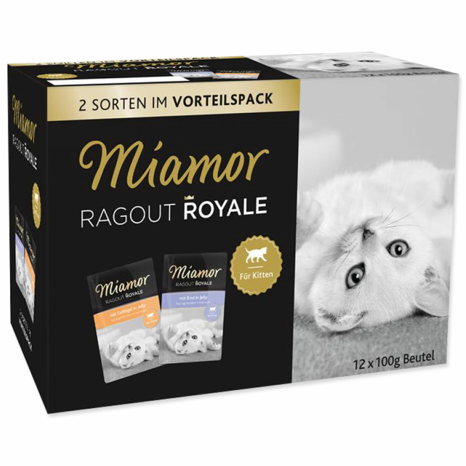 Kapsičky MIAMOR Ragout Royale Kitten v želé multipack