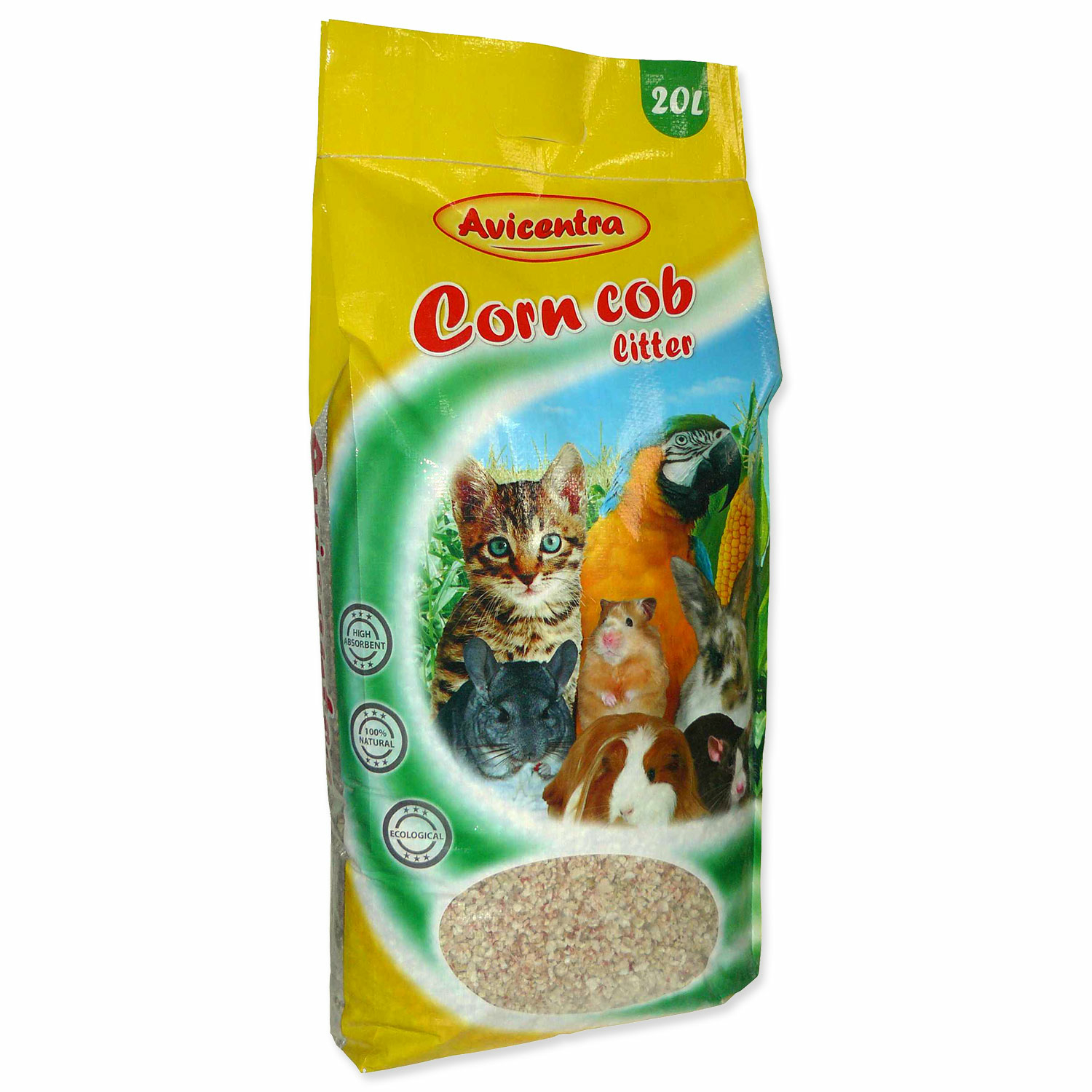 Podestýlka AVICENTRA kukuřičná hrubá