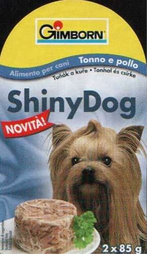 Gimborn Shiny dog konz. - tuňák, kuře 2 x 85 g