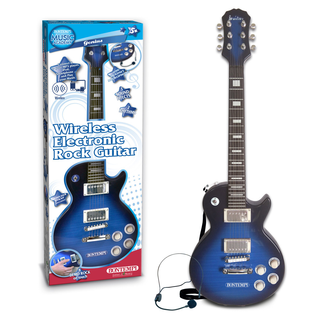 Bontempi Rocková kytara elektronická Gibson s head setem