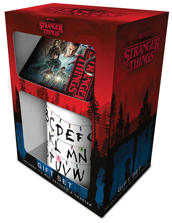 EPEE merch Dárková sada Stranger Things (hrnek, klíčenka, tácek)