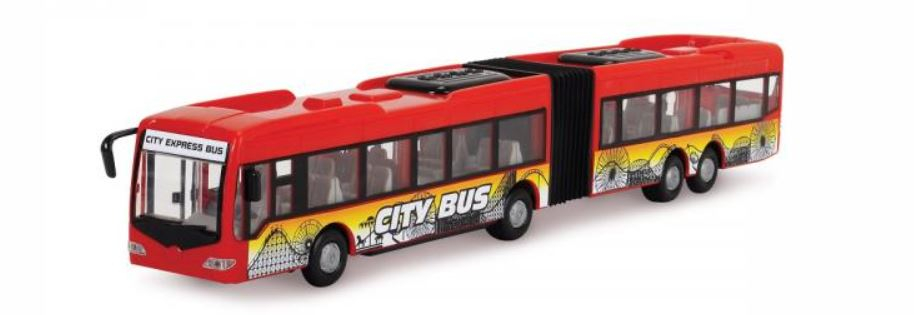Dickie Autobus City Express 46 cm červená
