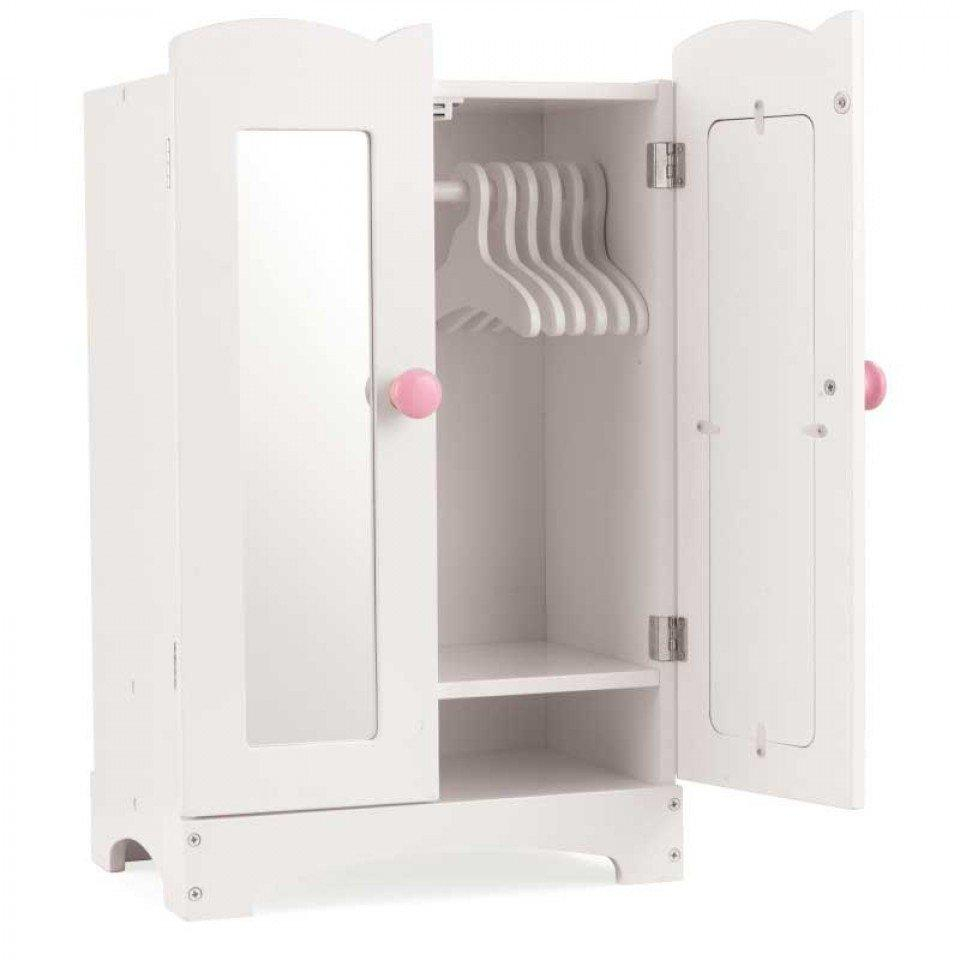 KidKraft Dřevěná skříň na oblečky pro panenky 60132