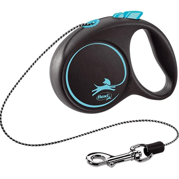 Vodítko Flexi Black Design XS lanko 3 m modré 8 kg