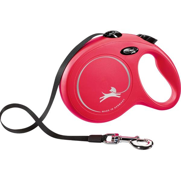 Vodítko Flexi Classic NEW L pásek 8 m červené 50 kg