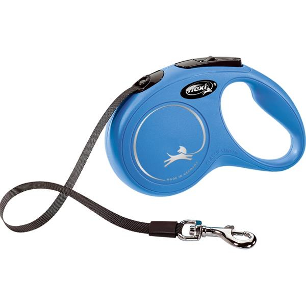 Vodítko Flexi Classic NEW S pásek 5 m modré 15 kg
