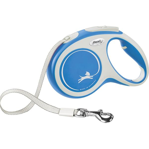 Vodítko Flexi New Comfort M pásek 5 m modré 25 kg
