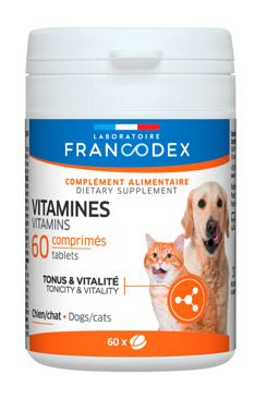 Francodex Vitamíny pes, kočka 60 tbl