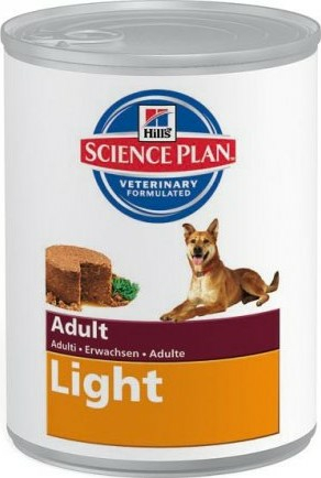 HILL'S Science Plan Canine Adult Light Original Chicken konzerva 370 g