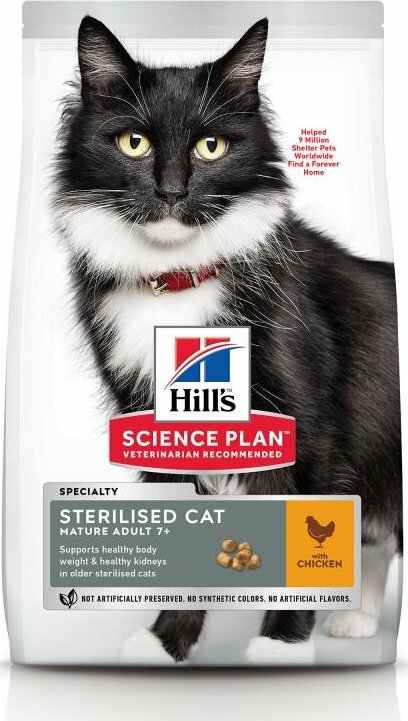 Hill's Feline Mature Ad. 7+ Sterilised Chicken 3 kg