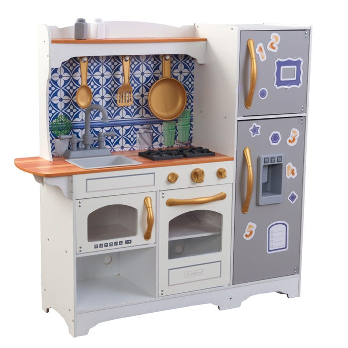 KidKraft 53448 Dětská kuchyňka dřevěná Mosaic Magnetic