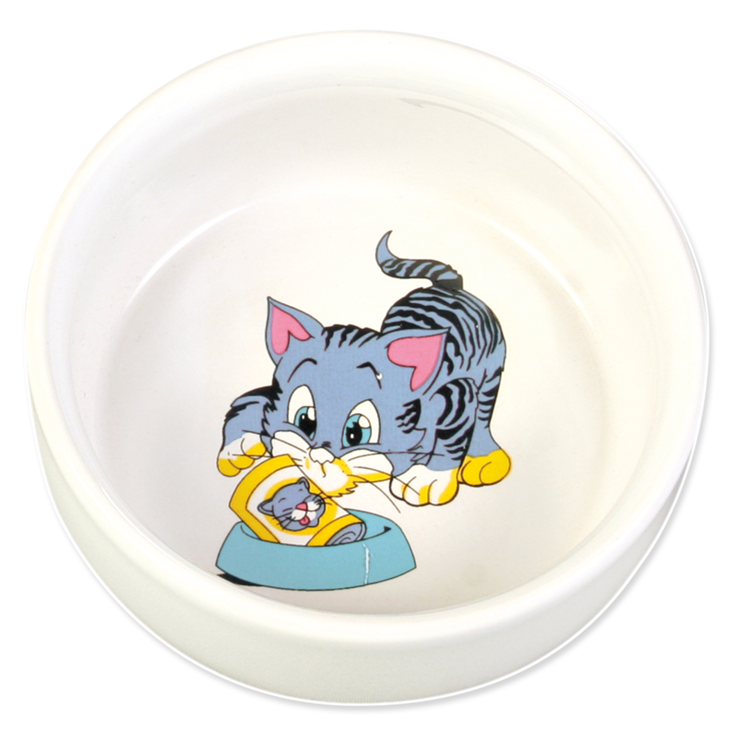 Trixie miska keramická kočka s motivem 0,3l 11cm