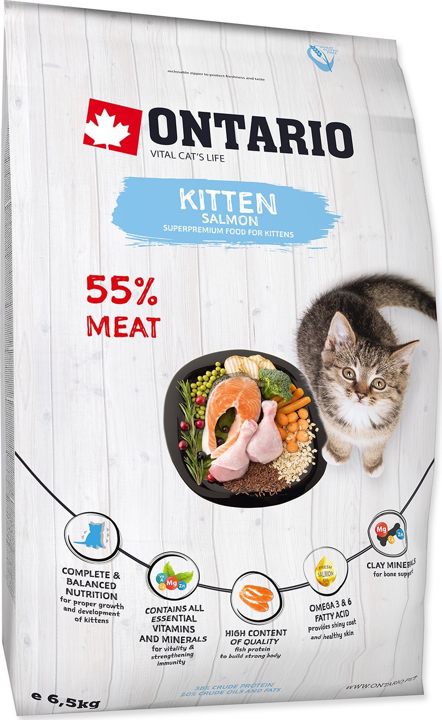 Ontario Kitten Salmon 6.5 kg