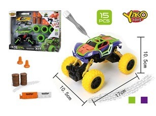 m Studio Stavebnice Auto 4WD 15 ks 1:32 zelené