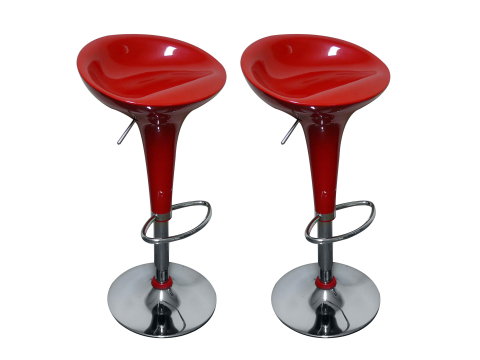 2x Barová židle CL-1213 RED (červená) 2x Barová židle CL-1213 RED (červená)