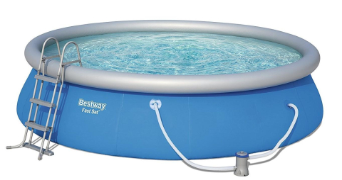 Bazén Bestway Fast Set 4,57 x 1,07 m kompletset s filtrací Bazén Bestway Fast Set 4,57 x 1,07 m kompletset s filtrací