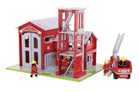 Bigjigs dřevěný set hasiči Bigjigs dřevěný set hasiči