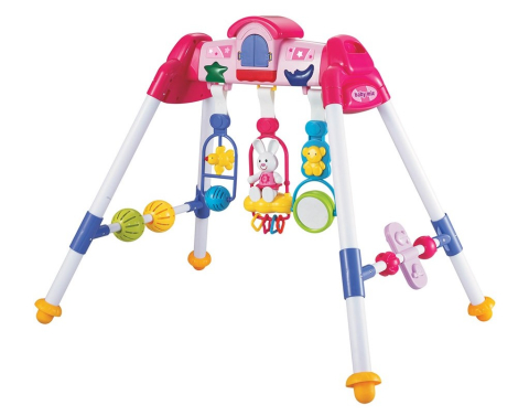 Carero Dětská hrající edukační hrazdička De Lux Baby Mix pink Carero Dětská hrající edukační hrazdička De Lux Baby Mix pink