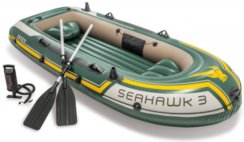Nafukovací člun Intex Seahawk 3 set 68380 Nafukovací člun Intex Seahawk 3 set 68380