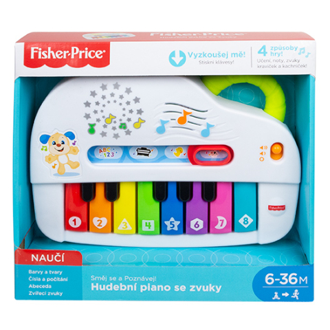Fisher Price Hudební piáno se světly CZ Fisher Price Hudební piáno se světly CZ