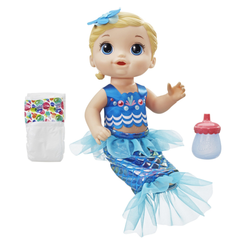 Hasbro Baby Alive Blond mořská panna Hasbro Baby Alive Blond mořská panna