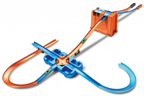 Hot Wheels Track Builder box plný triků Hot Wheels Track Builder box plný triků