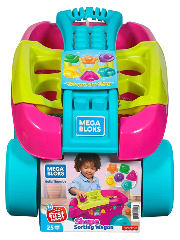 Mega Bloks FB Zábavný sběrač kostek | Růžový Mega Bloks FB Zábavný sběrač kostek | Růžový