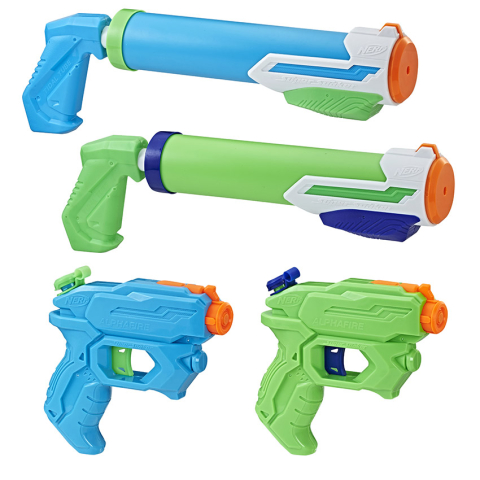 Nerf SuperSoaker Floodtastic 4 ks blástrů Nerf SuperSoaker Floodtastic 4 ks blástrů