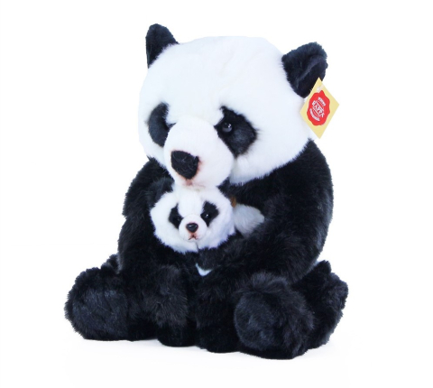 Rappa Plyšová panda s mládětem 27 cm Rappa Plyšová panda s mládětem 27 cm