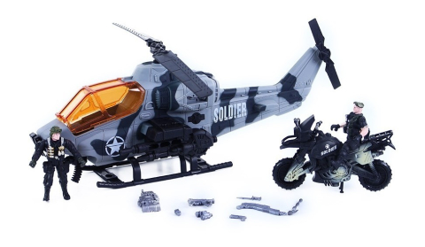 Rappa Vojenská helikoptéra 45 cm motorka Rappa Vojenská helikoptéra 45 cm motorka