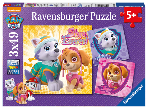 Ravensburger Puzzle Tlapková patrola 3 x 49 dílů Ravensburger Puzzle Tlapková patrola 3 x 49 dílů