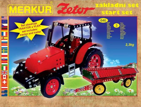 Stavebnice Merkur Zetor Stavebnice Merkur Zetor