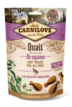 Carnilove Dog Semi Moist Snack Duck & Rosemary 200 g Carnilove Dog Semi Moist Snack Quail & Oregano 200 g