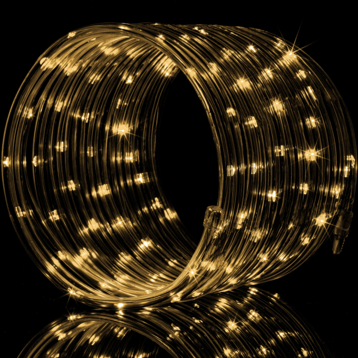 Dekorativní LED hadice solární 10 m 100 diod tepla bílá Dekorativní LED hadice solární 10 m 100 diod tepla bílá