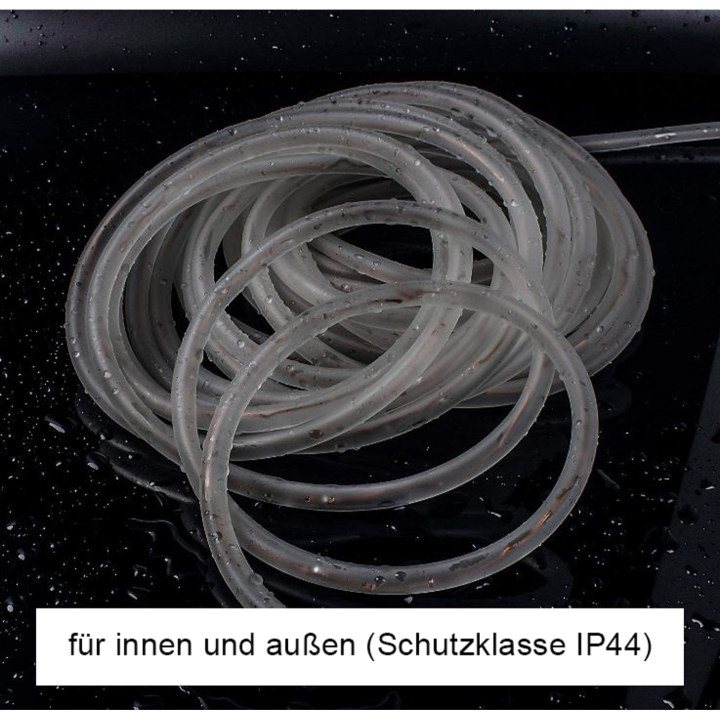 Dekorativní LED hadice solární 10 m 100 diod tepla bílá Dekorativní LED hadice solární 10 m 100 diod tepla bílá