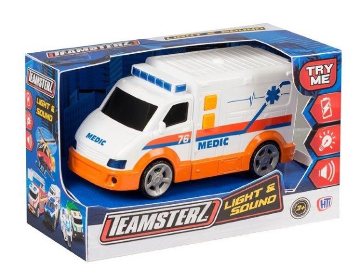 Halsall Teamsterz sanitka se zvukem a světlem Halsall Teamsterz sanitka se zvukem a světlem