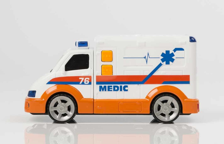 Halsall Teamsterz sanitka se zvukem a světlem Halsall Teamsterz sanitka se zvukem a světlem