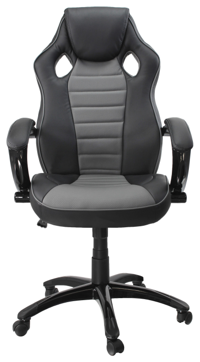 Kancelářská židle racing Deluxe šedo-černá s drobnou vadou Kancelářská židle racing Deluxe šedo-černá